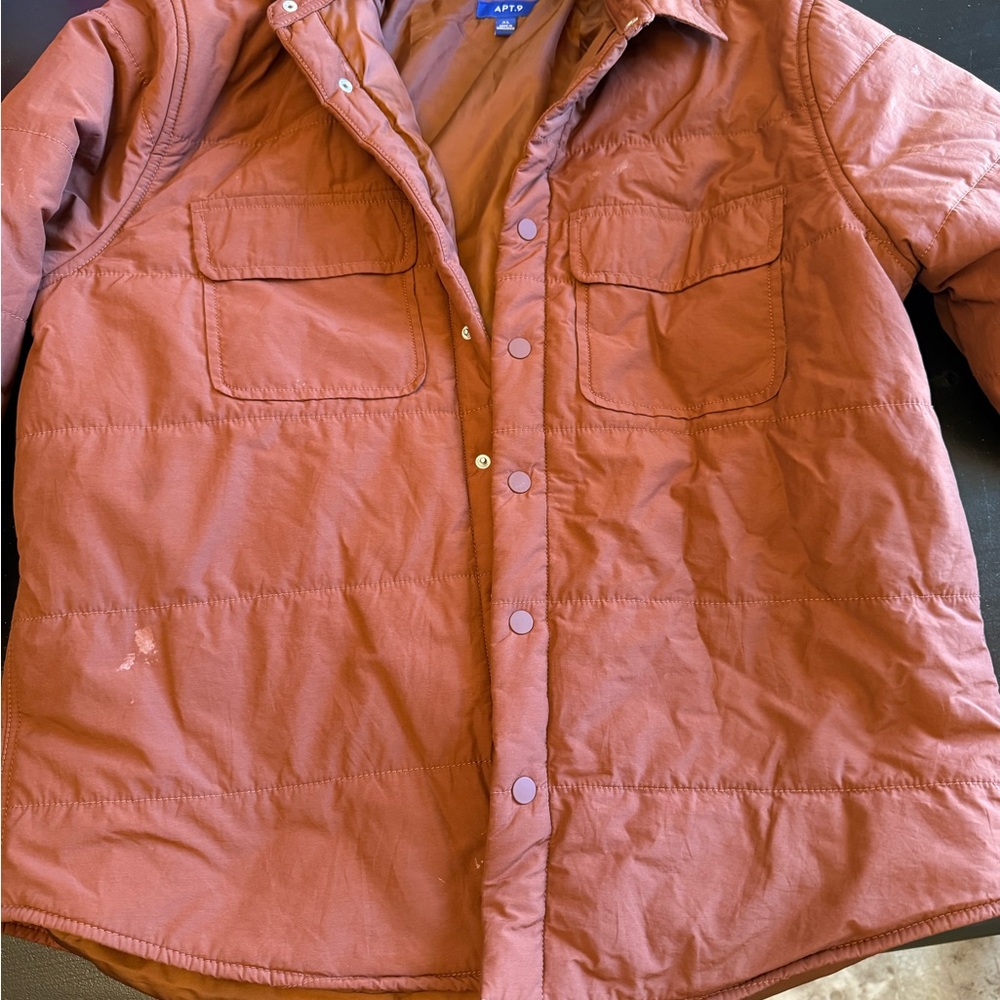 Apt. 9 Chestnut Quilted Jacket